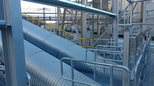Chemical Gypsum Handling System — Conveyor Covers And Access Platforms (7/9)