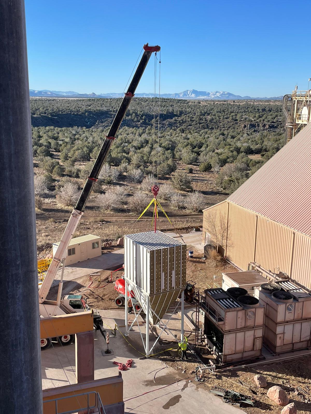 Raw Grinding Dust Collector — Crane Rigging (2/11)