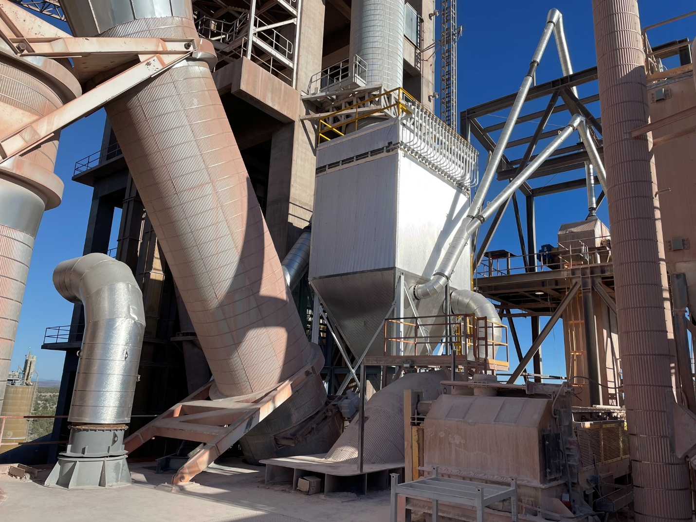 Raw Grinding Dust Collector — Dust Collector And Ductwork (9/11)