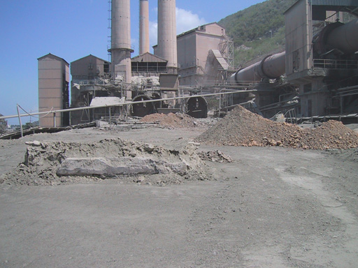 Plant area before construction
